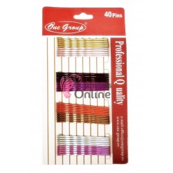 Agrafe pentru par AMT045 color de 5,7 cm, set 40 bucati 